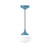 Montclair Light Works - PEF021-54-C26 - One Light Pendant - Schoolhouse - Light Blue
