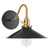 Montclair Light Works - SCL404-41-91 - One Light Wall Sconce - Uno - Black w/Brushed Brass