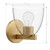 Noellea One Light Bath Sconce (12481-732)