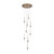 Allegri - 047653-044-FR001 - LED Chandelier - Goccia - Winter Brass