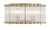 Eurofase - 49185-010 - Five Light Flush Mount - Glasbury - Gold