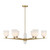Savoy House - 1-1125-6-322 - Six Light Chandelier - Collier - Warm Brass