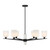Savoy House - 1-1125-6-89 - Six Light Chandelier - Collier - Matte Black