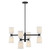 Savoy House - 1-1248-8-89 - Eight Light Chandelier - Baldwin - Matte Black