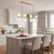 Baldwin Eight Light Linear Chandelier (1-1249-8-SN)
