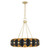Savoy House - 1-2414-16-343 - LED Chandelier - Pelham - Black Cashmere/True Gold