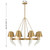 Hearne Eight Light Chandelier (1-6306-8-322)