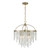 Savoy House - 1-6450-4-127 - Four Light Chandelier - Jeanette - Noble Brass