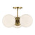 Savoy House - 1-6523-3-322 - Three Light Chandelier - Turin - Warm Brass