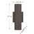 Kelley LED Outdoor Wall Lantern (5-CYL-2-5CCT-BZ)
