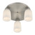 Baldwin Three Light Flush Mount (6-1247-3-SN)
