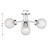 Coral Four Light Semi-Flush Mount (6-3364-4-11)