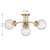 Coral Four Light Semi-Flush Mount (6-3364-4-322)