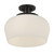 Octave Three Light Semi-Flush Mount (6-6035-3-BK)