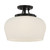 Octave Three Light Semi-Flush Mount (6-6035-3-BK)
