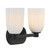 Baldwin Two Light Bathroom Vanity (8-1245-2-BK)