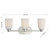 Baldwin Three Light Bathroom Vanity (8-1245-3-SN)