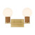 Savoy House - 8-4081-2-322 - Two Light Bathroom Vanity - Jarrell - Warm Brass