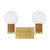 Jarrell Two Light Bathroom Vanity (8-4081-2-322)