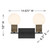 Jarrell Two Light Bathroom Vanity (8-4081-2-BK)