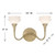 Florena Two Light Bathroom Vanity (8-5081-2-127)