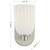 Baldwin One Light Wall Sconce (9-1245-1-SN)