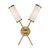 Savoy House - 9-3199-2-322 - Two Light Wall Sconce - Denison - Warm Brass