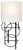 George Kovacs - P5131-066 - One Light Wall Sconce - George Kovacs - Sand Coal Black