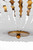 Bellecour Four Light Flush Mount (LXF1014VGD)