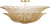 Dorelle Four Light Flush Mount (LXF1024GD)