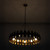 Vittoria Nine Light Chandelier (529056PAB)