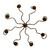 Rizo Eight Light Chandelier (529256ORB)
