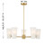 Four Light Chandelier (M100130NB)