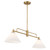 Two Light Linear Chandelier (M100136NB)