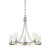 Meridian - M10018BN - Five Light Chandelier - Mchan - Brushed Nickel