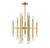 Meridian - M10040NB - 24 Light Chandelier - Mchan - Natural Brass