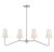 Meridian - M10078BN - Four Light Chandelier - Mchan - Brushed Nickel