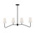 Meridian - M10078ORB - Four Light Linear Chandelier - Mchan - Oil Rubbed Bronze