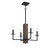 Four Light Chandelier (M10089DG)