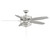 Meridian - M2006BN - 52Ceiling Fan - Mceil - Brushed Nickel