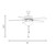 First Value 52" Ceiling Fan (52-ECM-5RV)