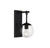 Moutd One Light Outdoor Wall Sconce (M50029BK)