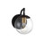 Meridian - M50033ORBNB - One Light Outdoor Wall Sconce - Moutd - Oil Rubbed Bronze with Natural Brass