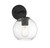 Meridian - M50044BK - One Light Outdoor Wall Lantern - Moutd - Matte Black