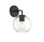 Moutd One Light Outdoor Wall Lantern (M50044BK)