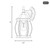 One Light Outdoor Wall Lantern (M50053RB)