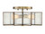 Meridian - M60004NB - Two Light Semi-Flush Mount - Msemi - Natural Brass