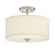 Msemi Two Light Semi-Flush Mount (M60008BN)