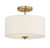Msemi Two Light Semi-Flush Mount (M60008NB)