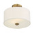 Msemi Two Light Semi-Flush Mount (M60008NB)